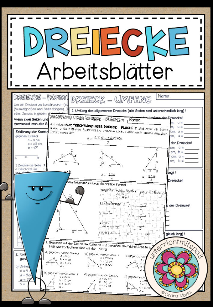 DREIECKE – Arbeitsblätter