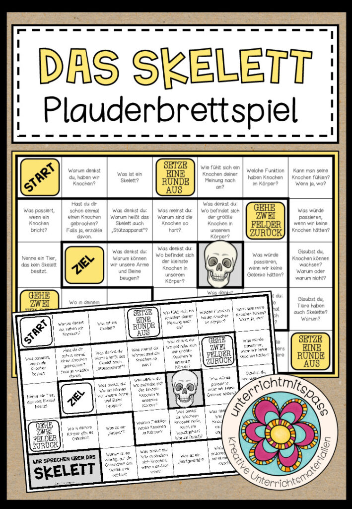 DAS SKELETT – Plauderbrettspiel