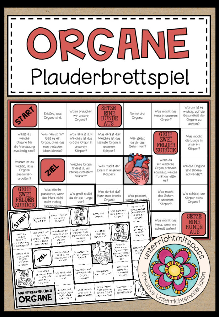 DIE ORGANE – Plauderbrettspiel
