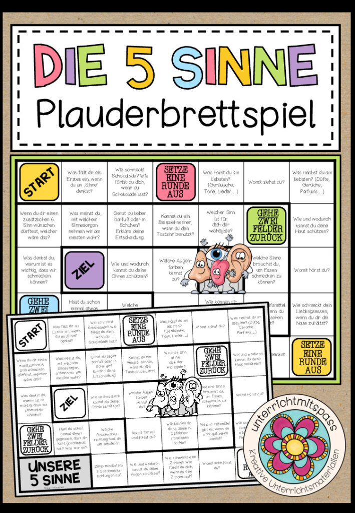 DIE 5 SINNE – Plauderbrettspiel
