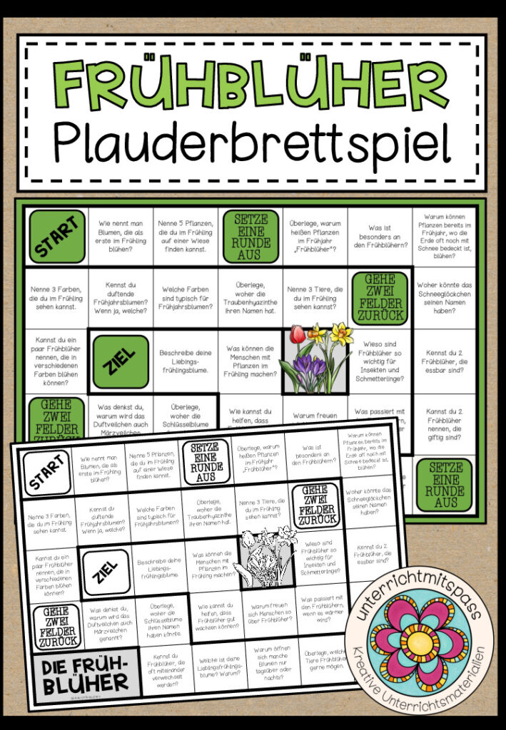 FRÜHBLÜHER – Plauderbrettspiel