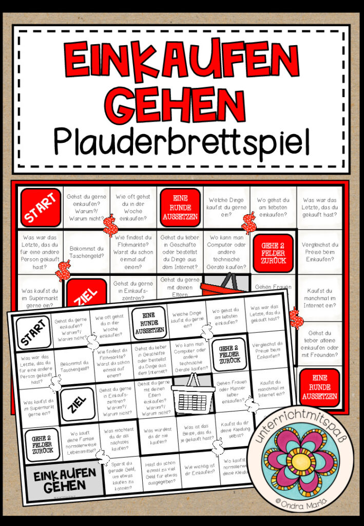 EINKAUFEN GEHEN – Plauderbrettspiel