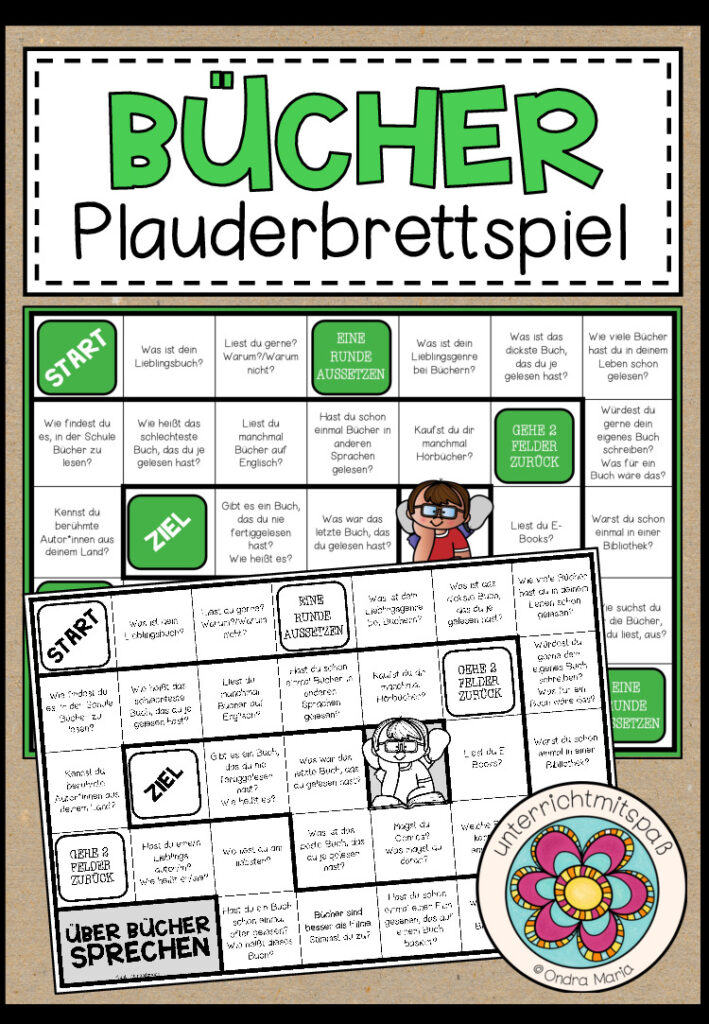 BÜCHER – Plauderbrettspiel