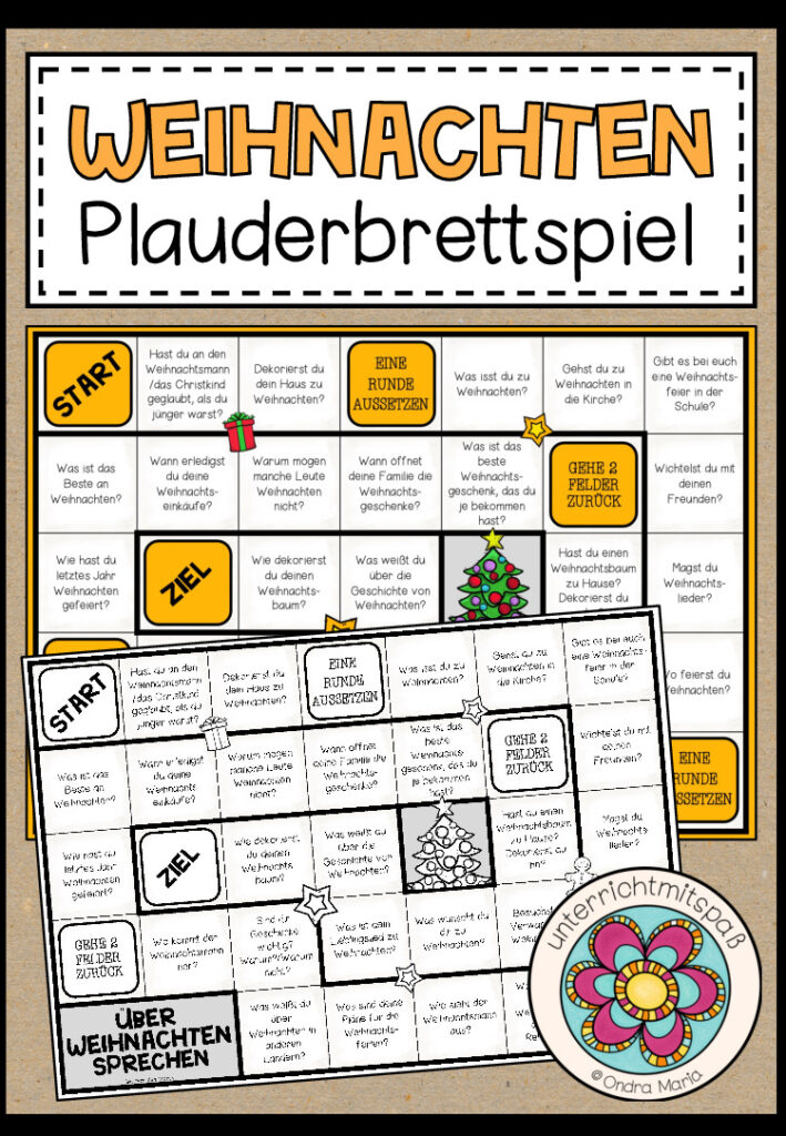 WEIHNACHTEN – Plauderbrettspiel