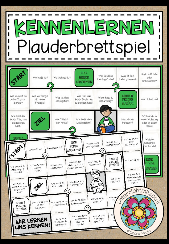 KENNENLERNEN – Plauderbrettspiel