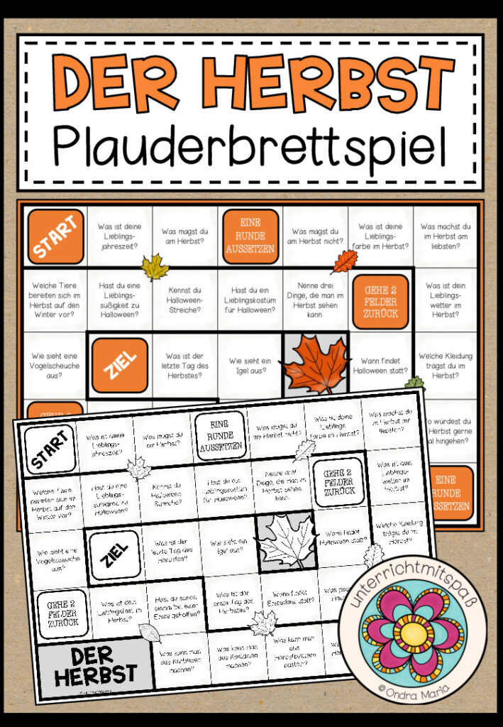 DER HERBST – Plauderbrettspiel