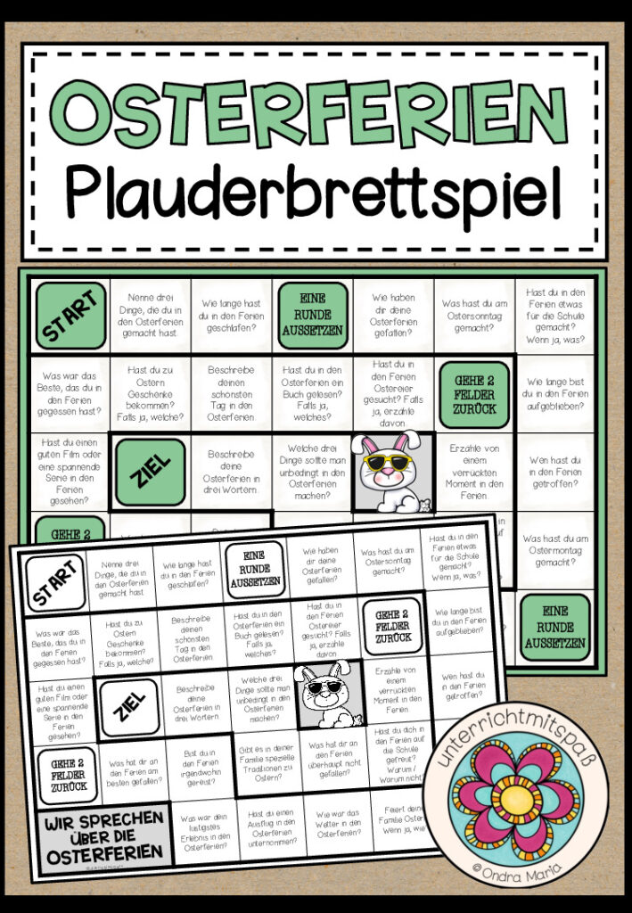 MEINE OSTERFERIEN – Plauderbrettspiel