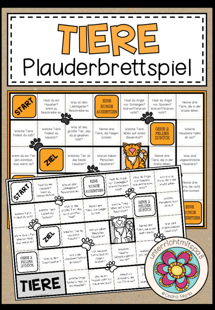 TIERE – Plauderbrettspiel