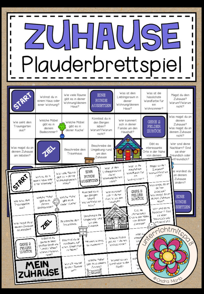 MEIN ZUHAUSE – Plauderbrettspiel