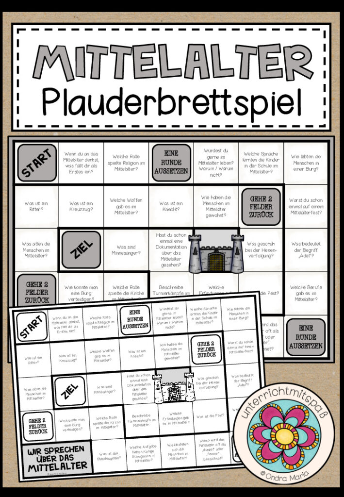 DAS MITTELALTER – Plauderbrettspiel