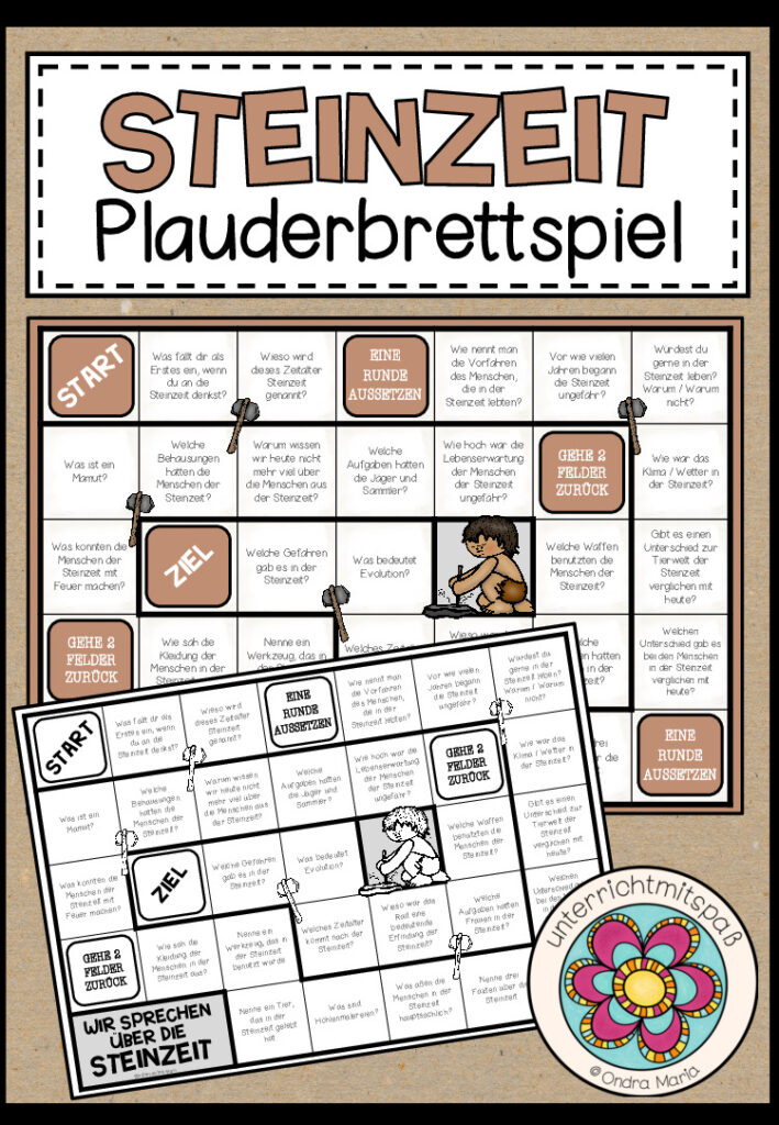 DIE STEINZEIT – Plauderbrettspiel