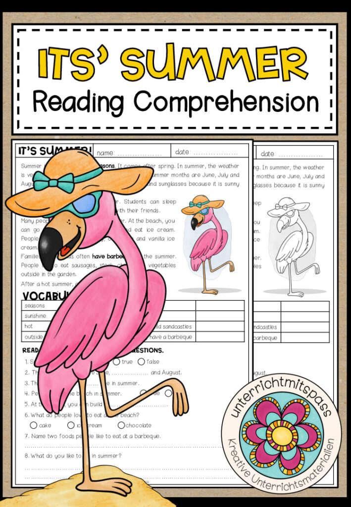 IT’S SUMMER – Reading Comprehension (für die 5. Schulstufe)