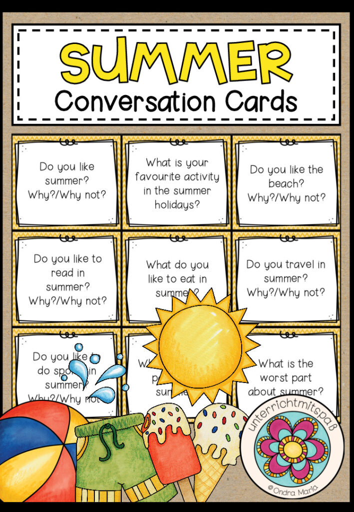 SUMMER – Conversation Cards