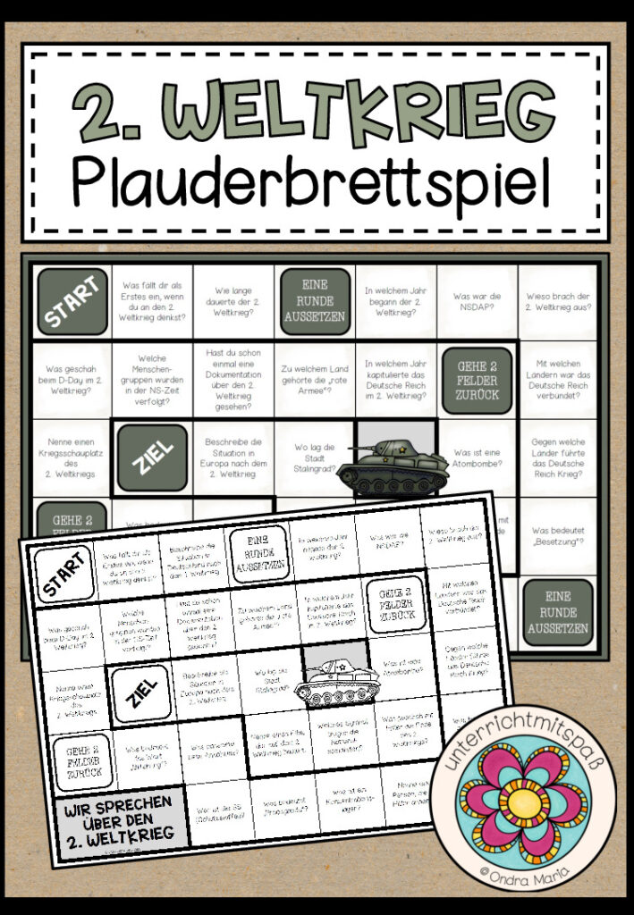 DER 2. WELTKRIEG – Plauderbrettspiel