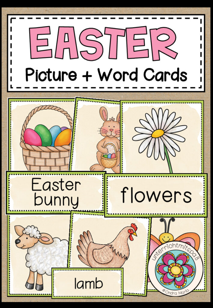 EASTER – Picture + Word Cards