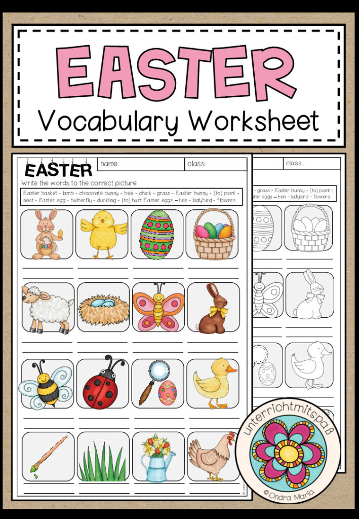 EASTER – Vocabulary Work