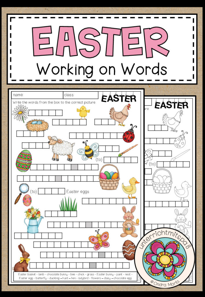 EASTER – Working on Words