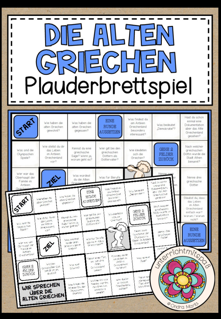 DIE ALTEN GRIECHEN – Plauderbrettspiel