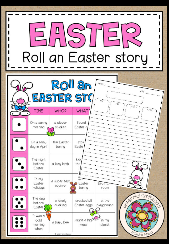 Roll an Easter story (Writing activity)