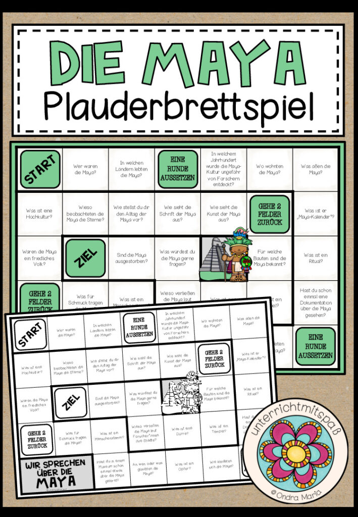 DIE MAYA – Plauderbrettspiel