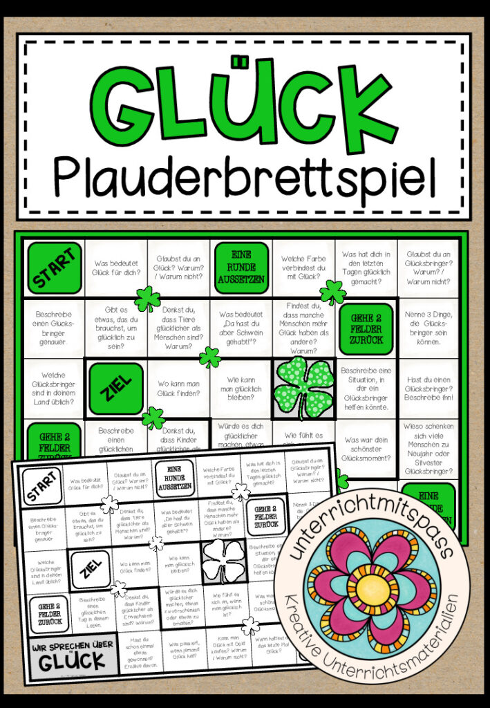 GLÜCK – Plauderbrettspiel