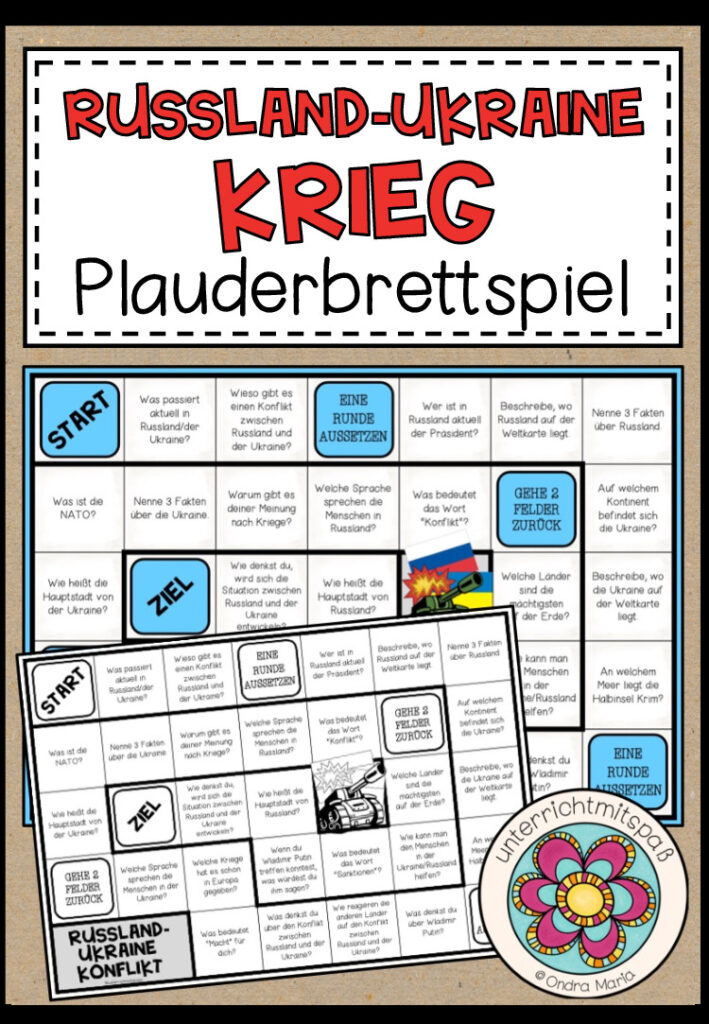 RUSSLAND-UKRAINE KRIEG – Plauderbrettspiel