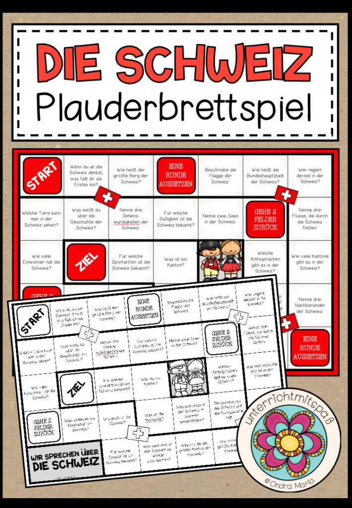 DIE SCHWEIZ – Plauderbrettspiel