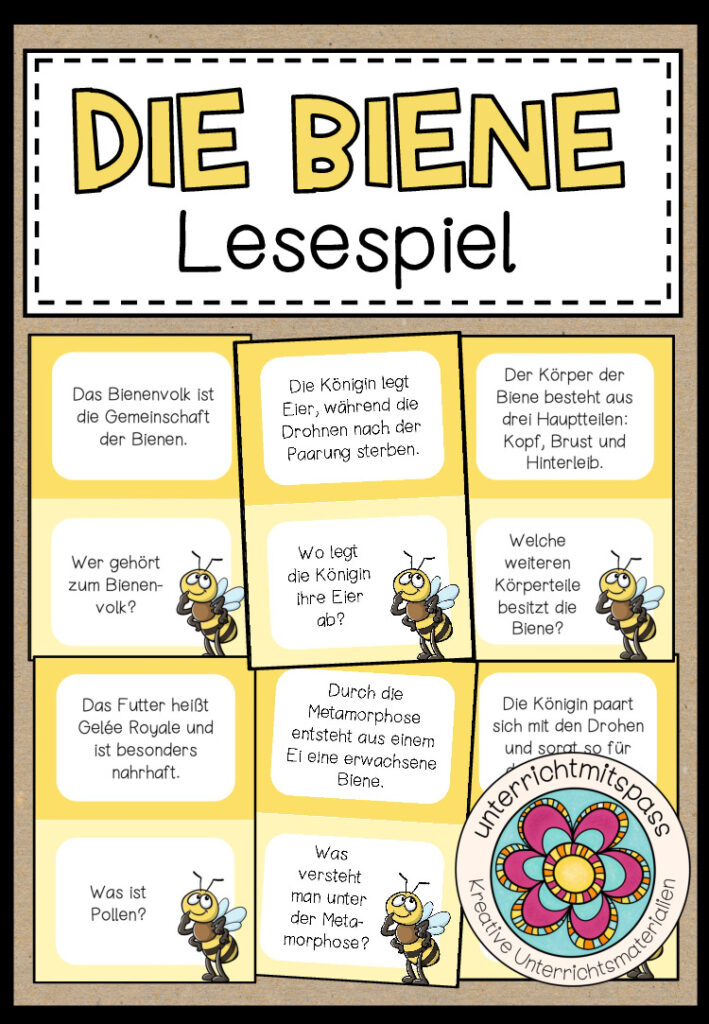 DIE BIENE – Lesespiel