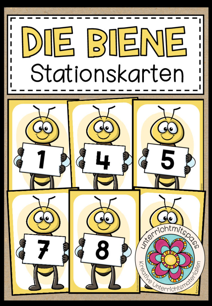 DIE BIENE – Stationskarten