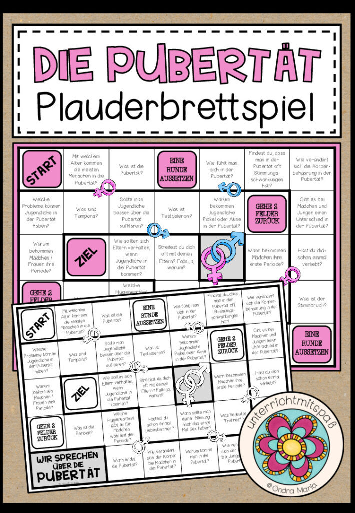 DIE PUBERTÄT – Plauderbrettspiel