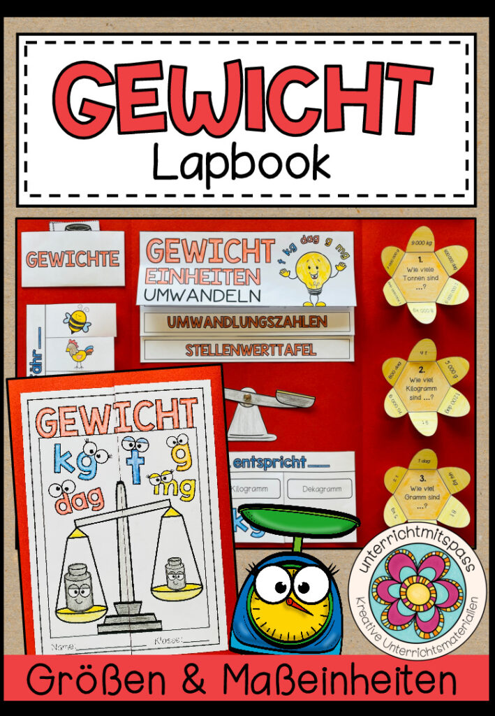 GEWICHT (Größen & Maßeinheiten) – Lapbook
