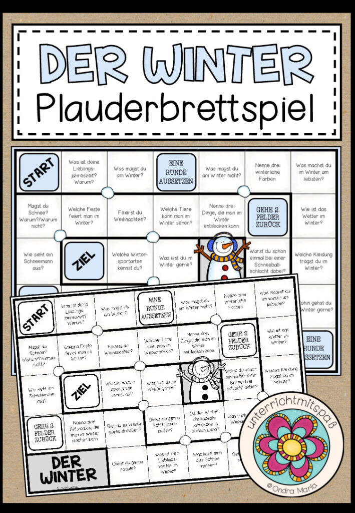 DER WINTER – Plauderbrettspiel