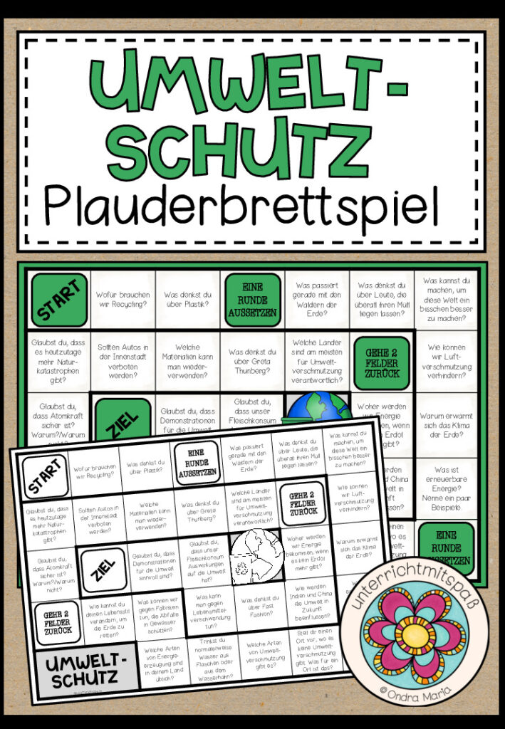 UMWELTSCHUTZ – Plauderbrettspiel