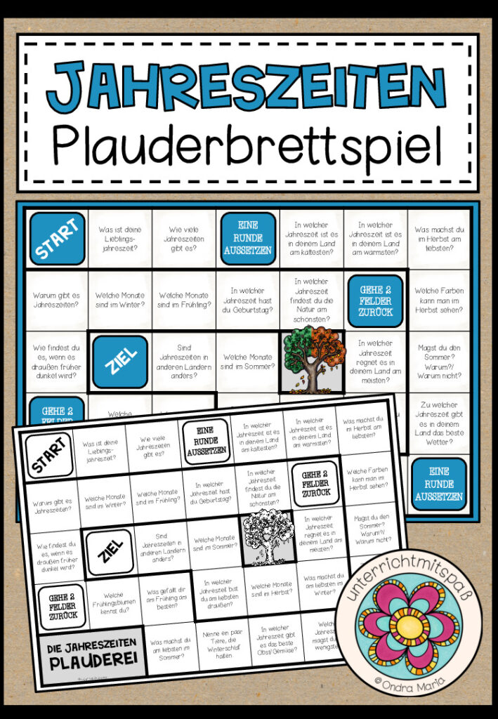 DIE JAHRESZEITEN – Plauderbrettspiel