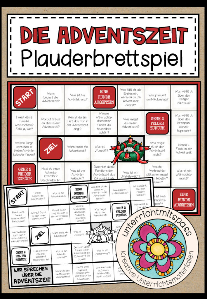 DIE ADVENTSZEIT – Plauderbrettspiel