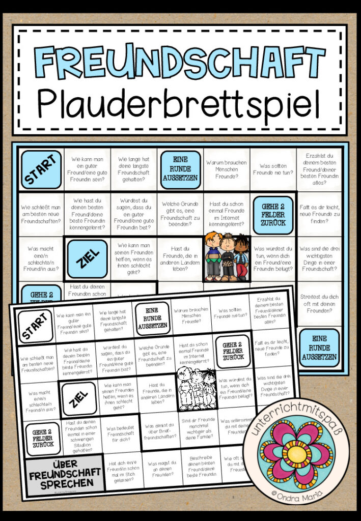 FREUNDSCHAFT – Plauderbrettspiel