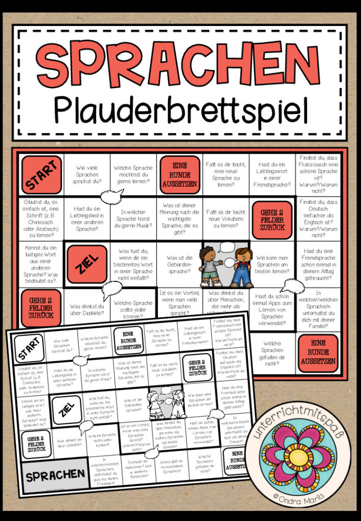SPRACHEN – Plauderbrettspiel