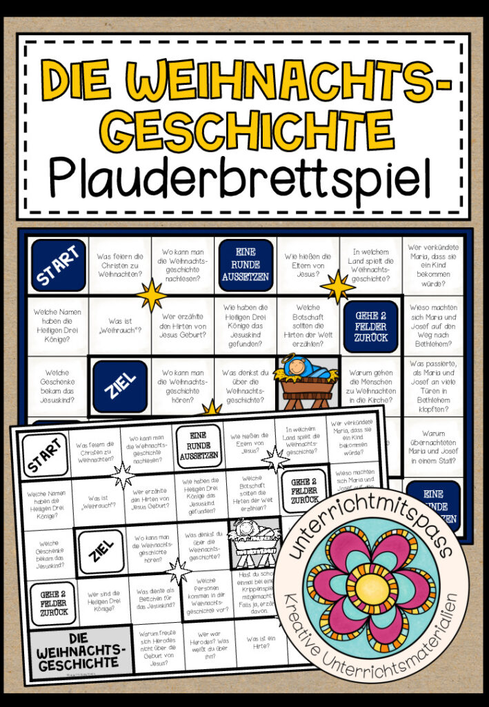 Die Weihnachtsgeschichte (Religion) – Plauderbrettspiel