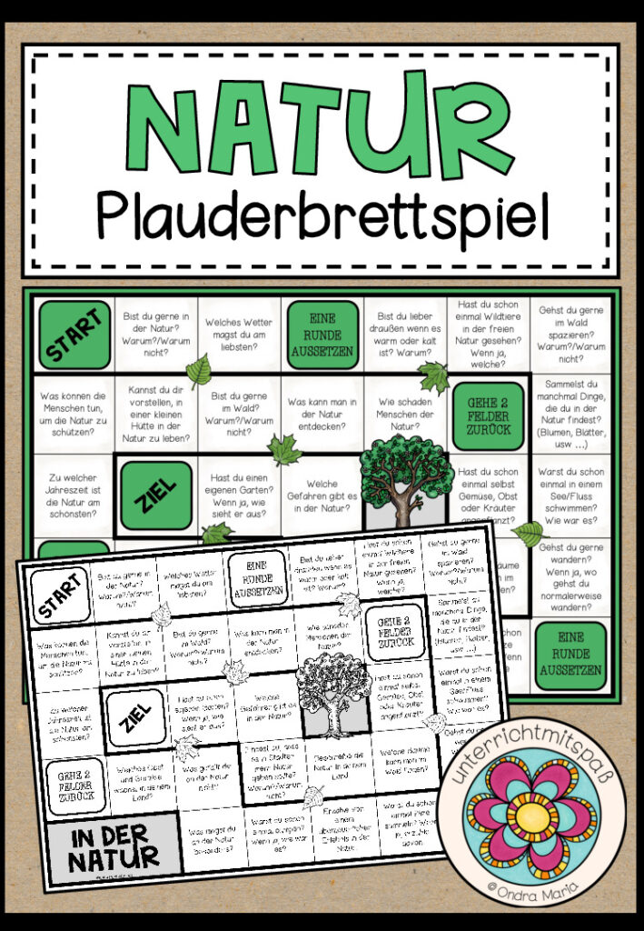 IN DER NATUR – Plauderbrettspiel