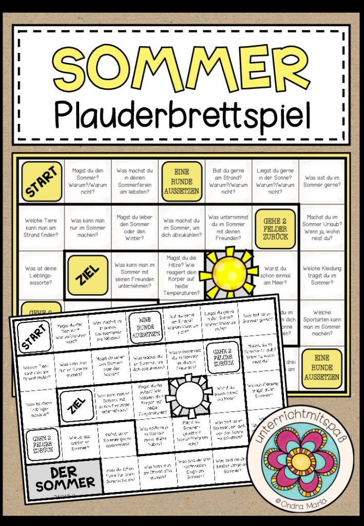 SOMMER – Plauderbrettspiel
