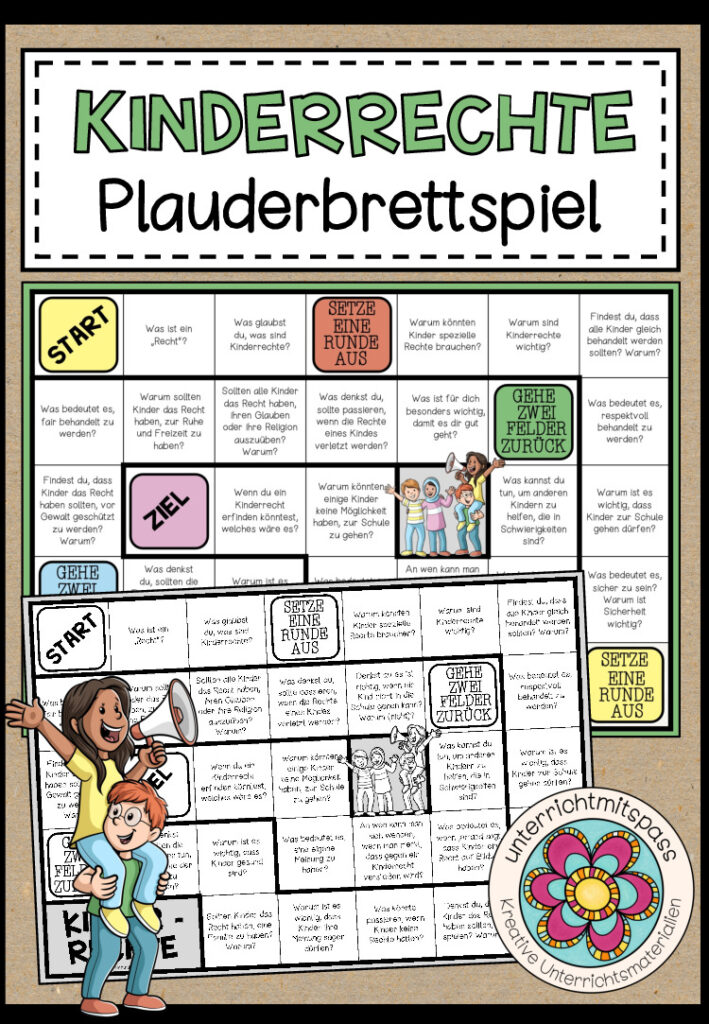 Kinderrechte – Plauderbrettspiel