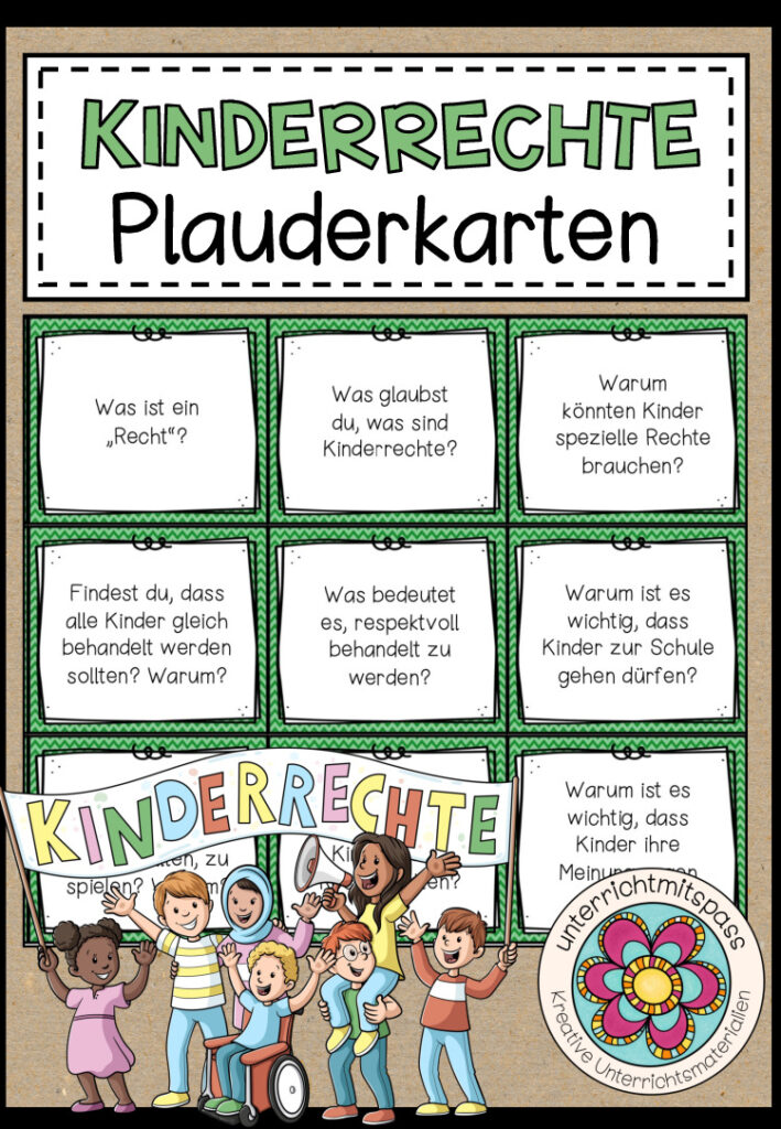 Kinderrechte – Plauderkärtchen