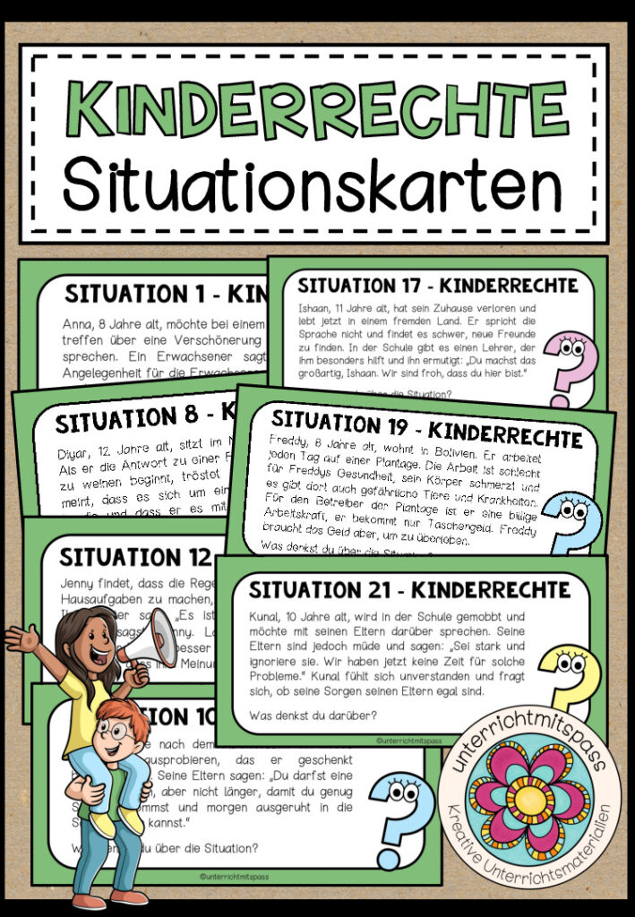 Kinderrechte – Situationskarten
