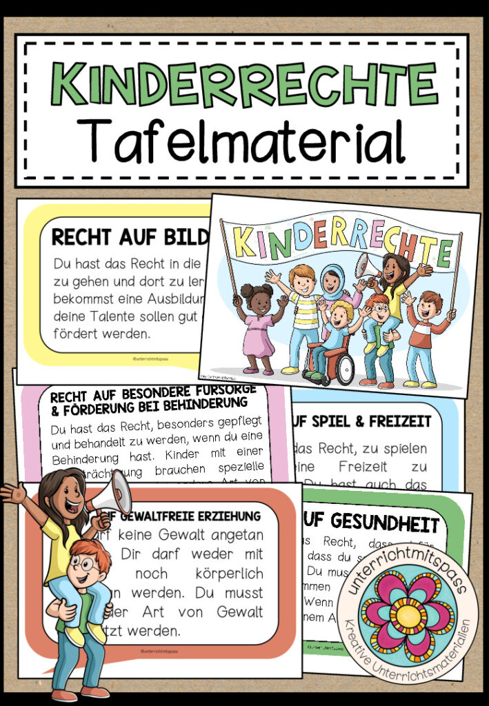 Kinderrechte – Tafelmaterial (Poster)