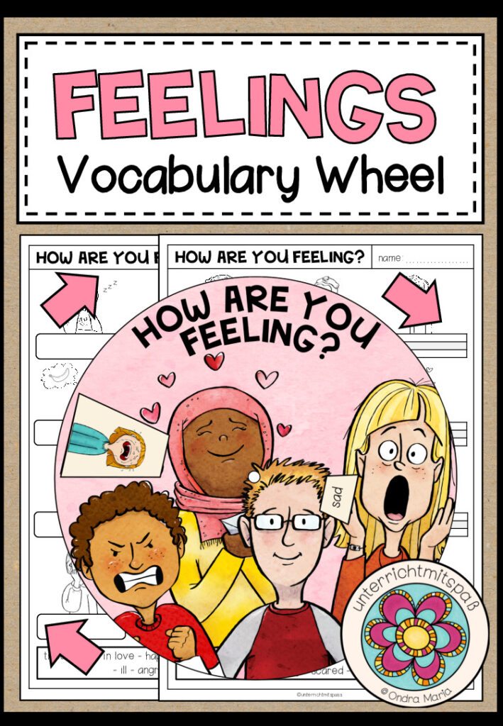 FEELINGS – Vocabulary Wheel