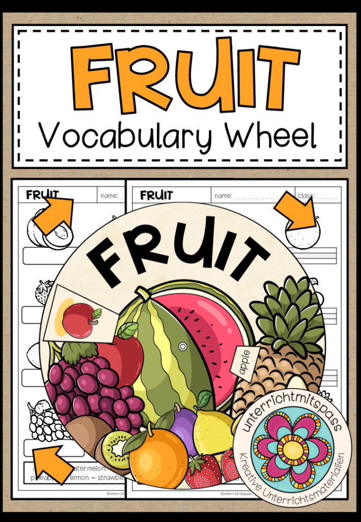 FRUIT – Vocabulary Wheel
