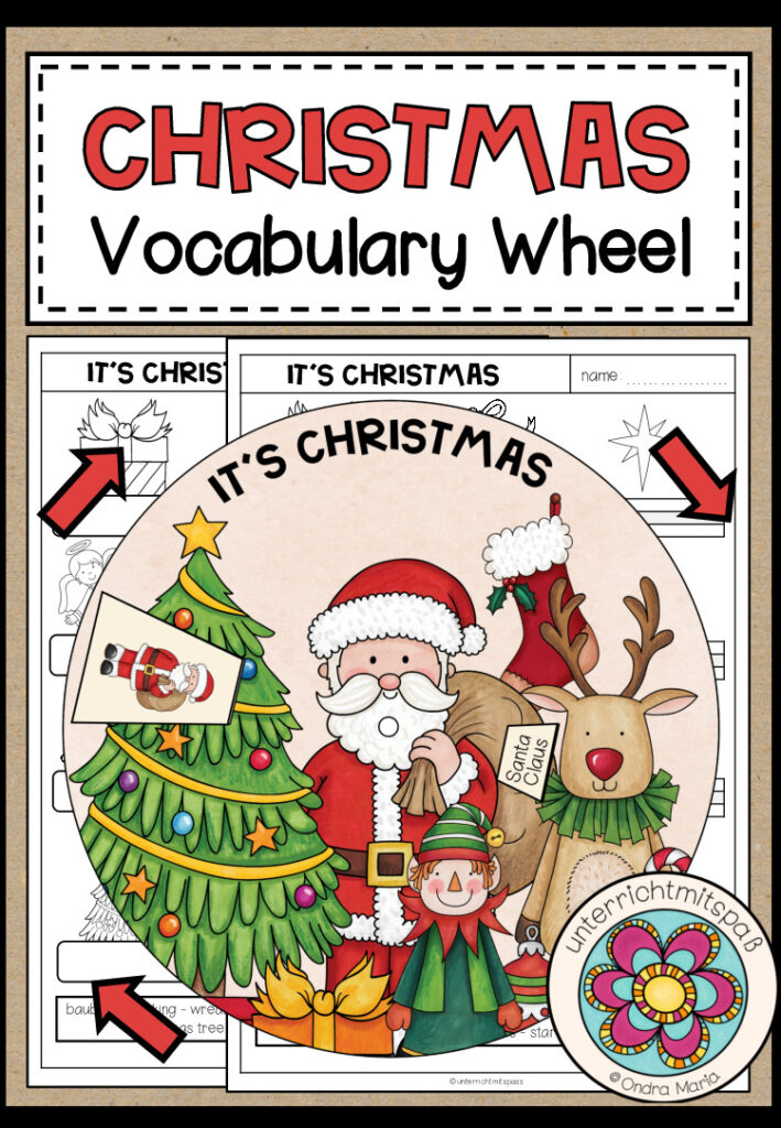 CHRISTMAS – Vocabulary Wheel