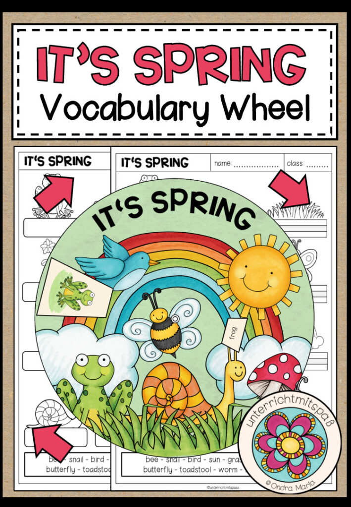 IT’S SPRING – Vocabulary Wheel