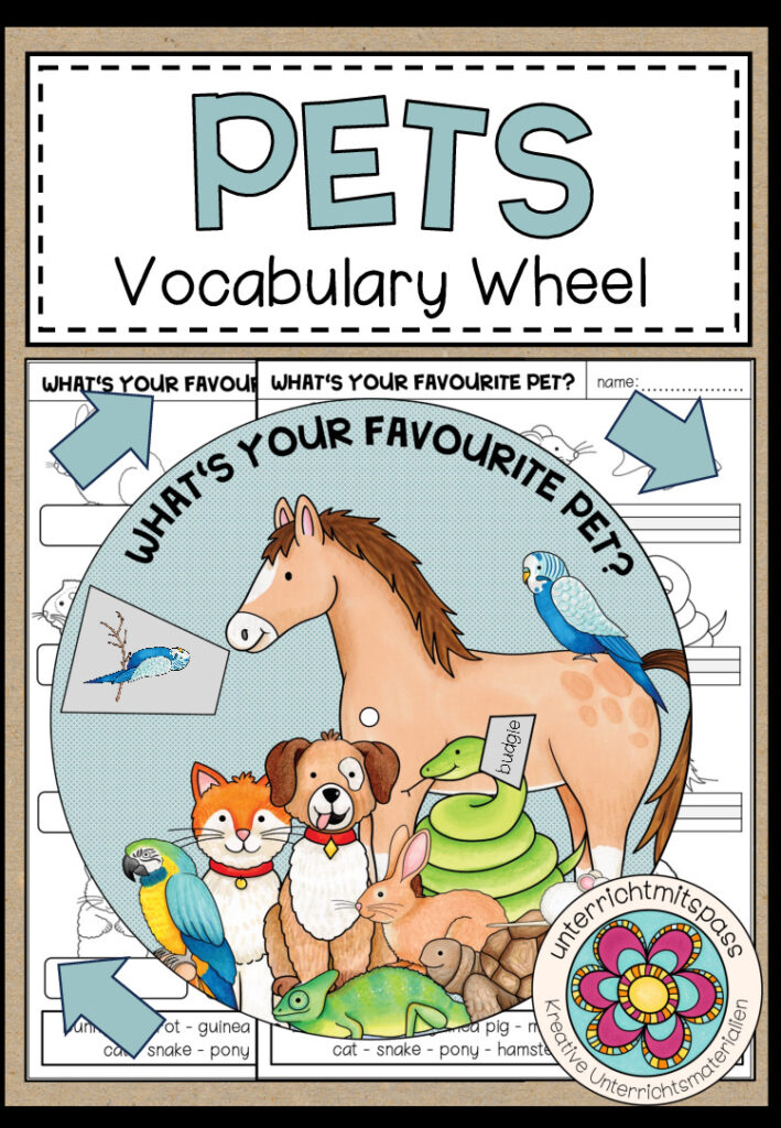 PETS – Vocabulary Wheel