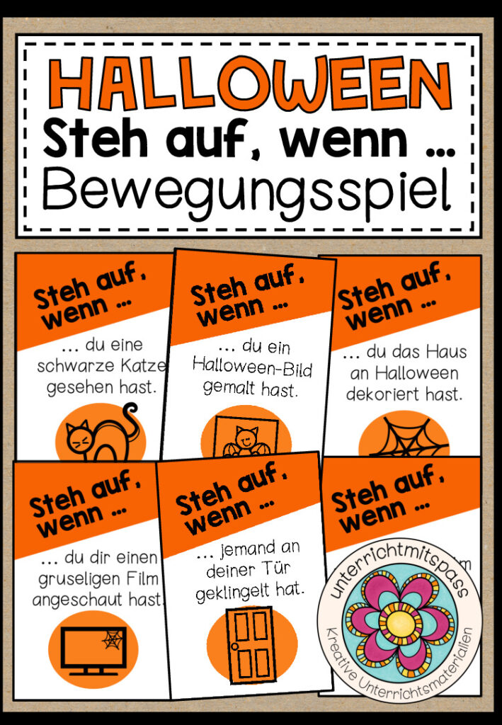 Halloween – Steh auf, wenn … (Bewegungsspiel)